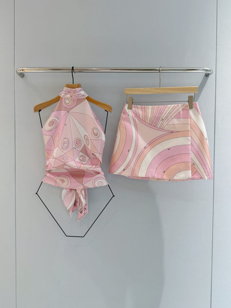 Classic Silk Halter Neck Bandeau Top (P Style)