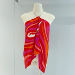 Silk Chain Link Neck Bandeau Top (P Style)