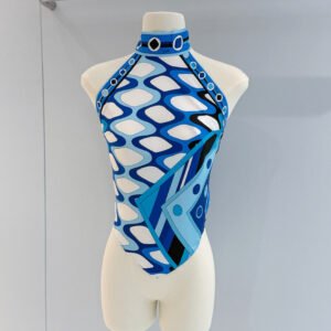 Classic Silk Halter Neck Bandeau Top (P Style)